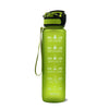 1L Plastic Water Bottle Tritan Frosted Gradient Bouncing Water Bottle Sports Water Bottle Space Cup Travel Mug