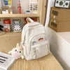 Fresh Contrast Color Student Bag New Summer Trend Early High School Girl Backpack Nylon Cloth Light Weight School Bag