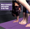 1830*610*6mm TPE Yoga Mat with Position Line Non Slip Carpet Mat For Beginner Environmental Fitness Gymnastics Mats