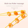 Hand-held Back Shoulder Neck Muscle Massager,Fitness Physiotherapy Massage Roller,Bead Pull-Back Roller Legs Back Waist Massage